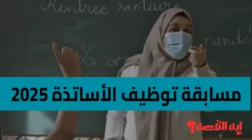 رسمياً.. تسجيلات توظيف الأساتذة 2025 رابط التقديم وحقائق مهمة للمترشحين